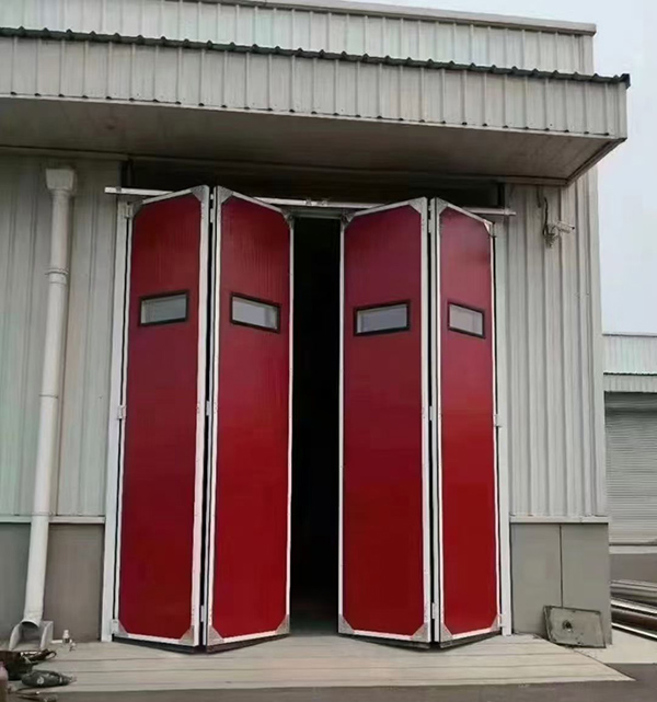 咸阳工业折叠门在大型装配车间出入口的应用实例